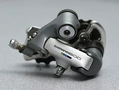 Shimano 600 Tri-Color Rear Derailleur RD-6401 8-Speed Vintage Road Short Cage • $29.99