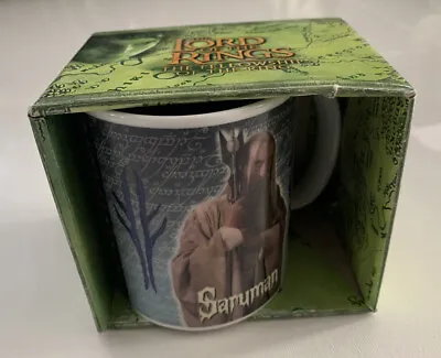 Gandalf Saruman  LOTR FELLOWSHIP OF THE RING CUP MUG BNIB • £7.99