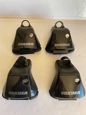 Yakima Ridgeline Roof Rack Towers Set Of 4 With Loks Round Crossbars • $89.95