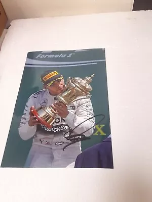 F1 LEWIS HAMILTON Autographs Genuine Hand Signed   • £35