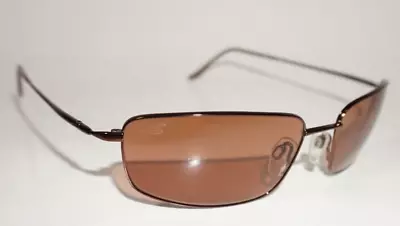 Vintage SERENGETI 6854 Saracano Brown Wire Driver Sunglasses Y2K Made In Japan • $99.95