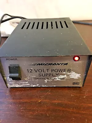 Vintage Micronta 12 Volt Power Supply #22-127D 13.8VDC 2.5A Tested • $6.99