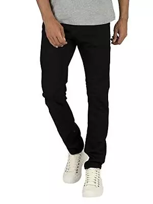 Jack & Jones Men's Jjiglenn Jjoriginal Am 816 Noos Slim Jeans Black (Black Deni • £16.58