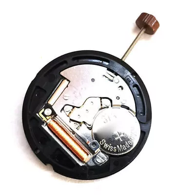 25.6mm 3-Hand Quartz Watch Movement With Stem &Battery Replacement For Ronda 513 • £10.46