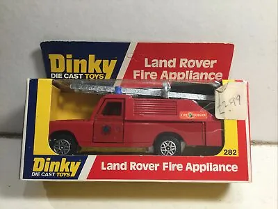 £29.46 • Buy Dinky 282 Land Rover Fire Appliance Fire Engine Within Its Original Box