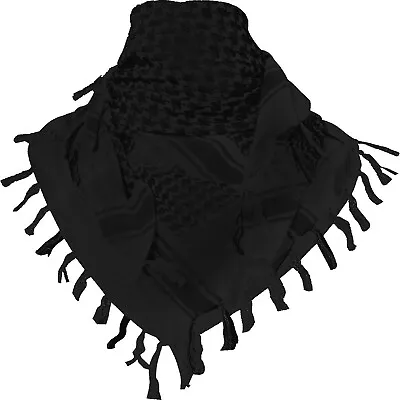Pure Cotton Keffiyeh Tactical Desert Scarf Wrap Shemagh Head Neck Arab Scarves • $12.98