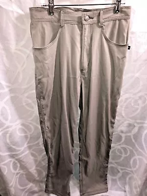 Moonstone Khaki Tan Women's Size: 28 Ankle Length Straight Leg Stretch Pants • $15