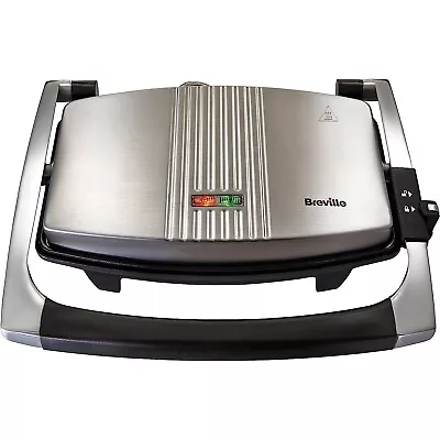 £40.39 • Buy Breville Sandwich/Panini Press & Toastie Maker, Stainless Steel, Silver - VST025