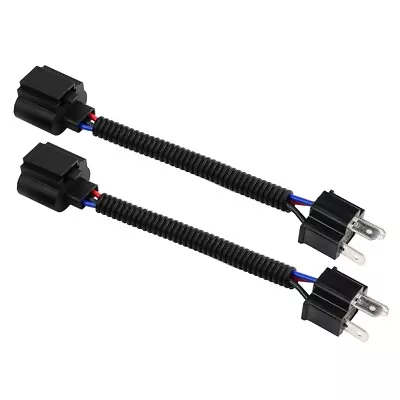 2pcs H4 Male To H13 Female Connector Car Pigtail Wire Wiring Harness Adapters Fo • $10.54