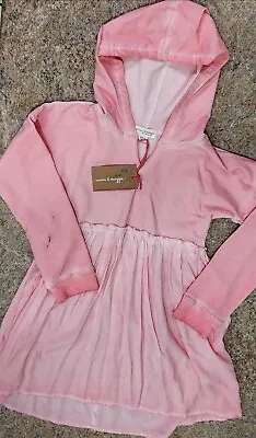 Mimi & Maggie Girl's Pink Hand Dyed Hoodie  Dress Size 10/12 NWT  • $34.99
