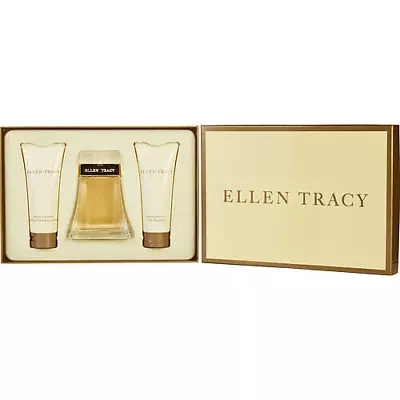 Ellen Tracy Womens Eau De Parfum Spray & Body Lotion 3.4 Oz & Shower Gel 3.4 Oz • $29.99