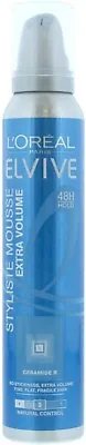 L'OREAL PARIS ELVIVE STYLISTE EXTRA VOLUME FIRM CONTROL MOUSSE 200 ML • £7.99