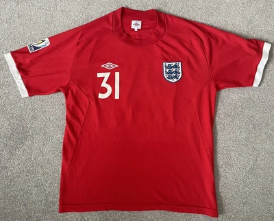 £24.99 • Buy England Football Shirt Jersey 2010 Cup South Africa Men’s Umbro Red Size XXL 46