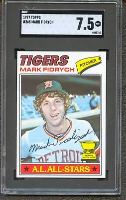 1977 Topps #265 Mark Fidrych Detroit Tigers SGC 7.5 NM+ • $30.01