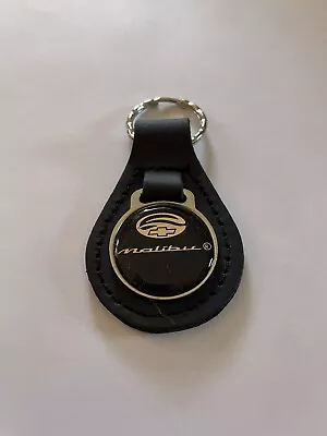 Chevy Malibu Keychain Keyfob Chevrolet Black Leather Key Chain • $19.49