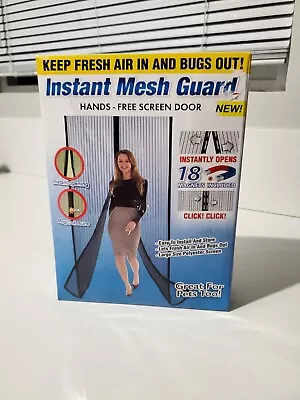 Instant Mesh Guard Hands Free Screen Door No Tools Required NIB • $9.99