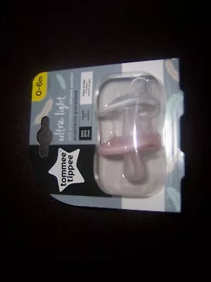 Tommee Tippee  Ultra Light PINK  Pacifier   0-6 Months  New Box Bb • $15.70