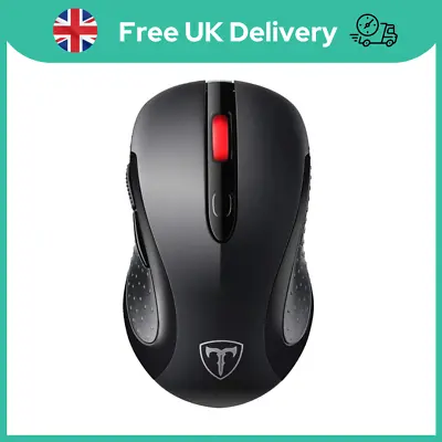 £9.95 • Buy Wireless Mouse For Laptop Computer Macbook, Rechargeable 2.4G 2400DPI Cordless 
