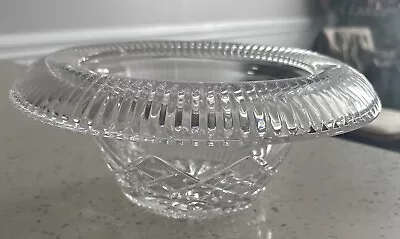 Waterford Crystal  11  Turnover Bowl-Signed Tom Brennan Ireland • $149.50