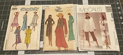 Simplicity 8066  McCall’s4046  Vogue 9383 Women’s  Patterns • $9