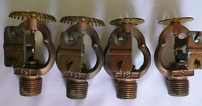 Vintage Brass Fire Sprinkler Heads -lot Of 4-1977-1976 • $28.95