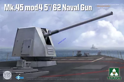 TAKOM 2182  1/35 Mk45 Mod4 5”/62 127mm Naval Gun Model Kit • $36.50