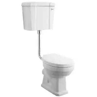 Traditional Carlton Low Level Pan Including Cistern Toilet Seat Lever Flush • £165.74