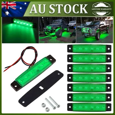 10x Green LED Rock Lights Underbody Light For Jeep Offroad Truck ATV UTV Boat  • $24.54