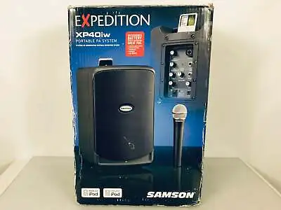 Samson Expedition XP40iw Rechargeable Portable PA With Handheld Wireless System • $75