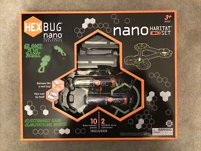 Hexbug Nano Glows In The Dark Habitat Set - Rare Set - New And Sealed! • £30