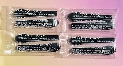 New & Sealed Lot / 4 Mary Kay Eye Sponges Applicators 2 Per Pack = 8 Total • $19.95