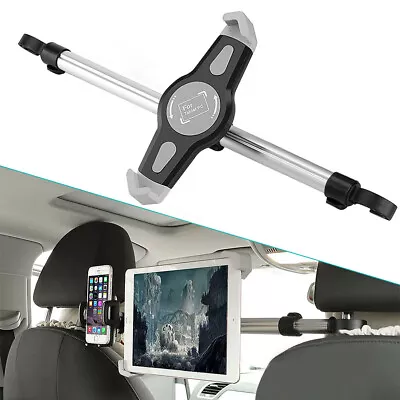 Adjustable Car Seat Tablet Holder Seat Headrest Mount For IPad Phone 9-14  360° • $33.56