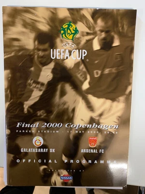 £20 • Buy Arsenal Vs Galatasaray Uefa Cup Final Official Matchday Programme 17/5/2000