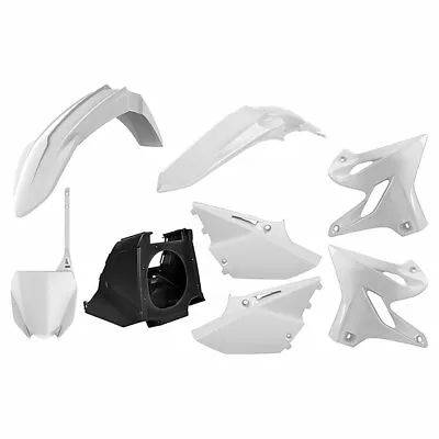 Polisport Restyle Plastic Kit Set 2019 Style White Yamaha YZ125 YZ250 2002-2020 • $165.23