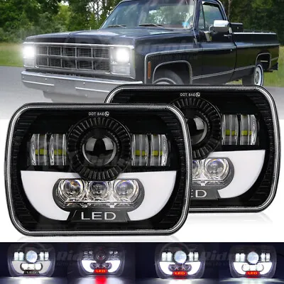 2x 240W H6054 5x7 7x6  Hi-Lo LED Headlight For Chevy C10 C20 C30 Toyota Pickup • $58.98