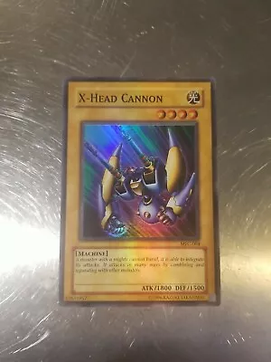 Yugioh! X-Head Cannon - MFC-004 - Unlimited - Super Rare - Lightly Played • $5