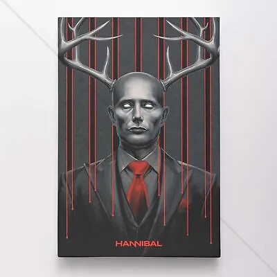 $32.33 • Buy Hannibal Poster Canvas Movie Vintage Art Print #0001