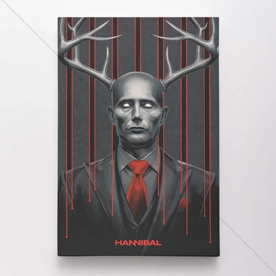 $32.33 • Buy Hannibal Poster Canvas Movie Vintage Art Print #0001