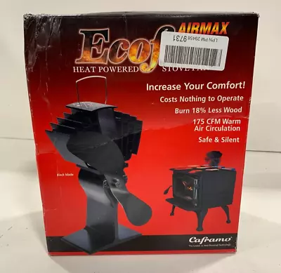 Ecofan AirMax 812 Heat Powered Wood Stove Fan • $119.99