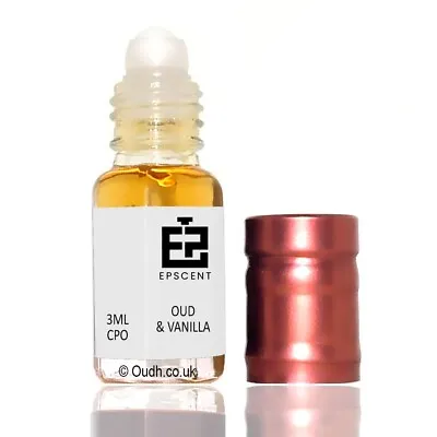 Oud Vanilla Premium Perfume Oil Unisex Musk Oud Attar Itr Roll On Fragrance 3ml • £3.49