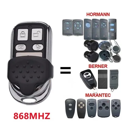 868Mhz Electric Garage Door Remote Control For Hormann HS1 HSM1 HSM2 Clone • $10.33