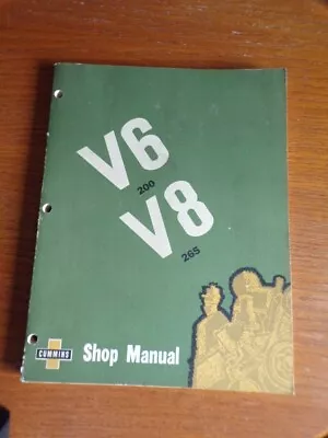 1966 Cummins V6-200 V8-265 Engines Shop Manual • $8.50