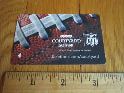 NFL Collectible  1 Hotel Key Card Marriott Courtyard Football Pic Cool FREE SHIP • $10.95