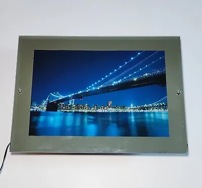 Vtg Water Sound And Motion Picture Brooklyn Bridge New York 16  X 12  Mirror Art • $51.99