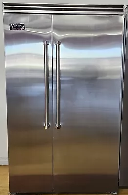 Viking 5 Series VCSB5483SS 48 Inch Built-In Side By Side Refrigerator: St • $8500