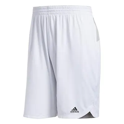 £22.99 • Buy Adidas MEN'S AXIS WOVEN KNIT SHORTS WHITE GYM TRAINING SUMMER HOLIDAY NEW BNWT M