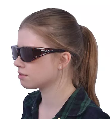 £14.99 • Buy Over Specs Sunglasses That Fit Over Glasses For Ladies-Women Tortoiseshell Uv400
