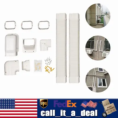 4  W * 17Ft L PVC Decorative Pipe Line Cover Kit For AC-Full Set Protection Hose • $46.56