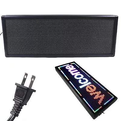 LED Scrolling Sign LED Display Board  40 X15inch 3 Color Electronic Sign New • $115.01