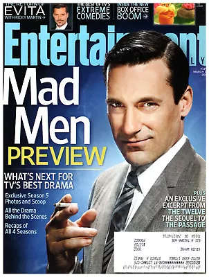 Entertainment Weekly Magazine March 16 2012 Jon Hamm Mad Men Adam Scott • $20